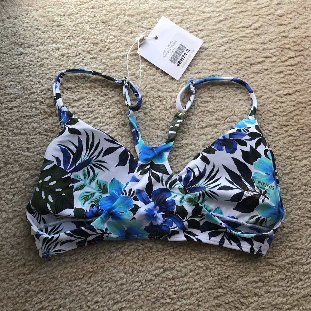 Midori COSABELLA TOP BLUE HIBISCUS MEDIUM - Picture 4 of 7